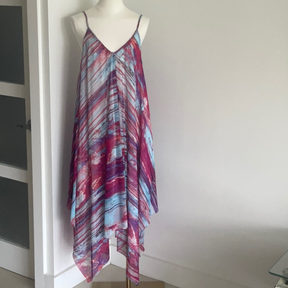 NWT $119  VIVIENNE TAM Multicolor Strappy Dress sz M